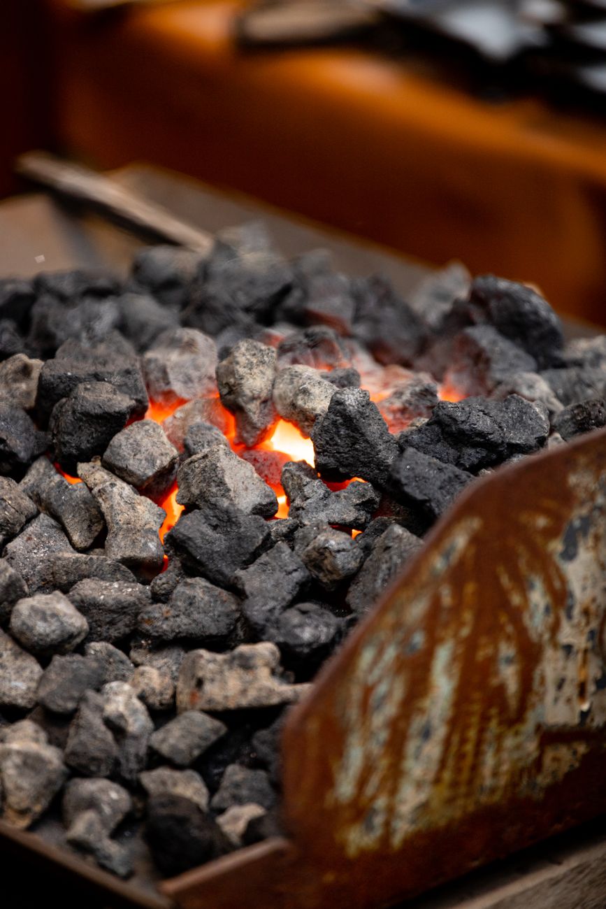 Forge Fire Glowing Coals